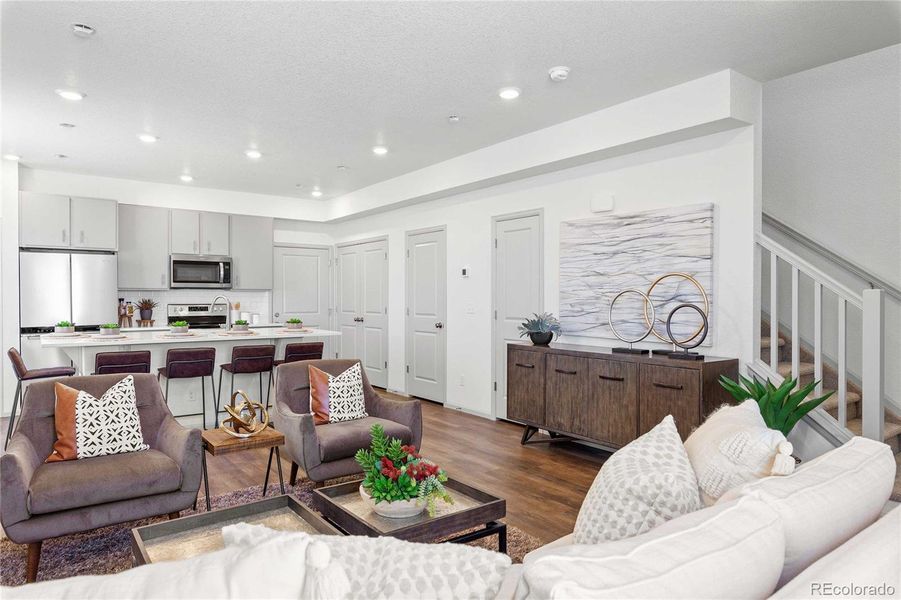 Furnished interior view inside a new home in Green Valley Ranch, Aurora (Image 21).