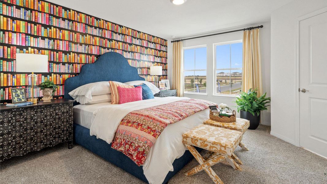 Furnished interior view inside a new home in Avery Centre, Round Rock (Image 28).