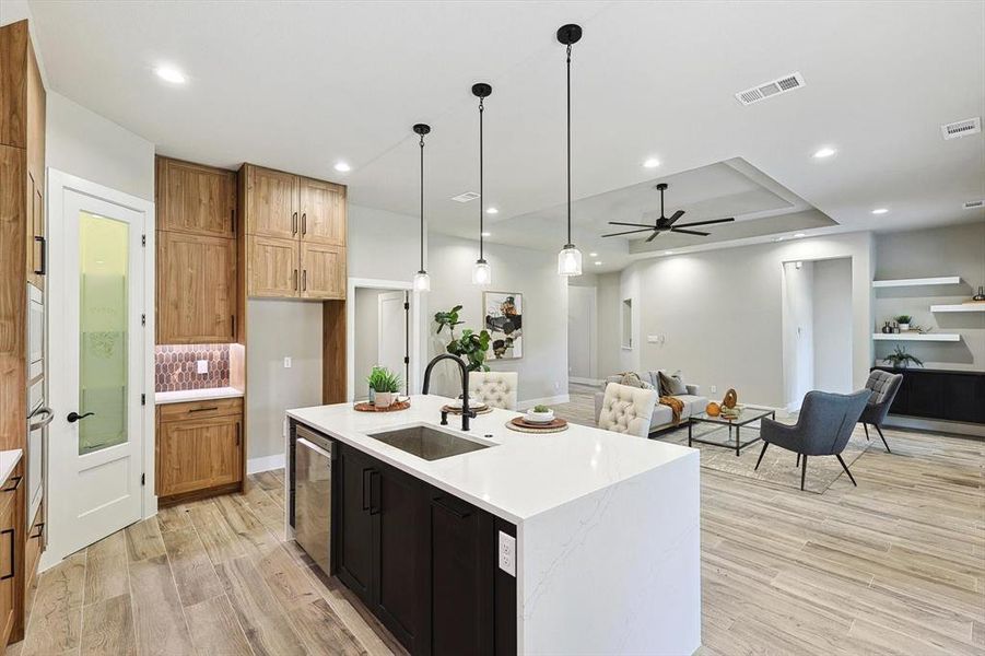 Furnished interior view inside a new home in , Weatherford (Image 11). Furnished interior view inside a new home in , Weatherford (Image 11).