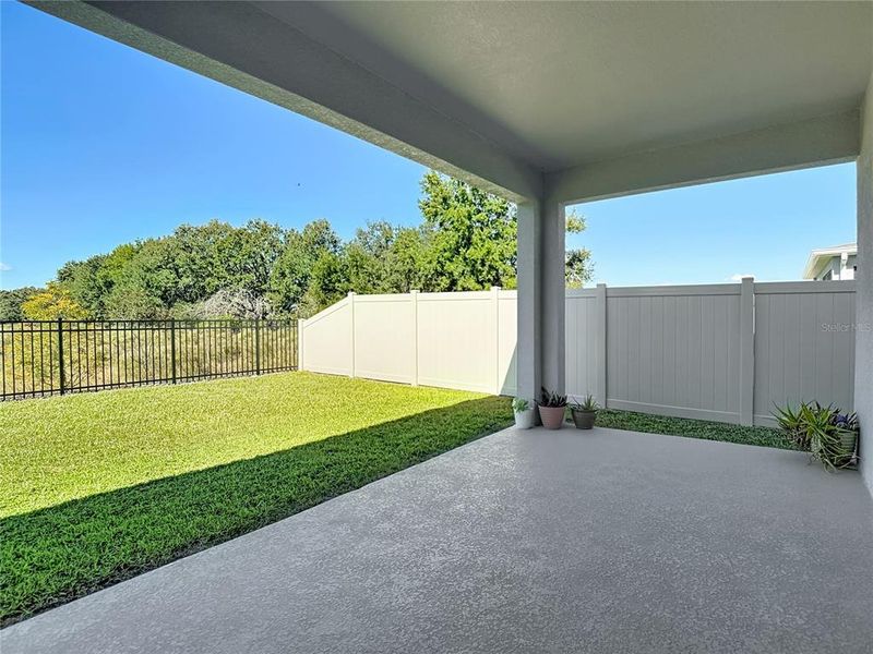 Exterior details and patio area of a home in Mirada, San Antonio (Image 32).