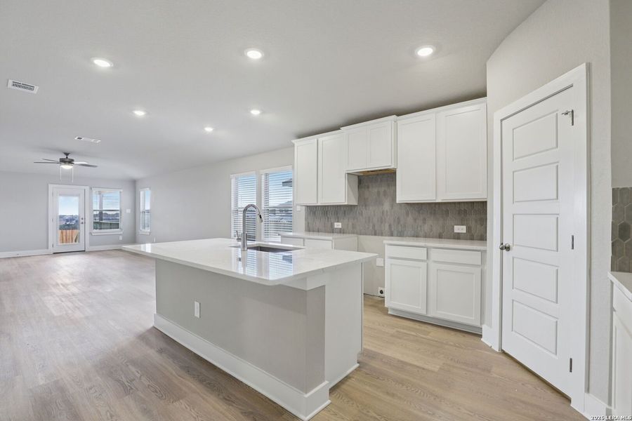 Furnished interior view inside a new home in Lark Canyon, New Braunfels (Image 13). Furnished interior view inside a new home in Lark Canyon, New Braunfels (Image 13).
