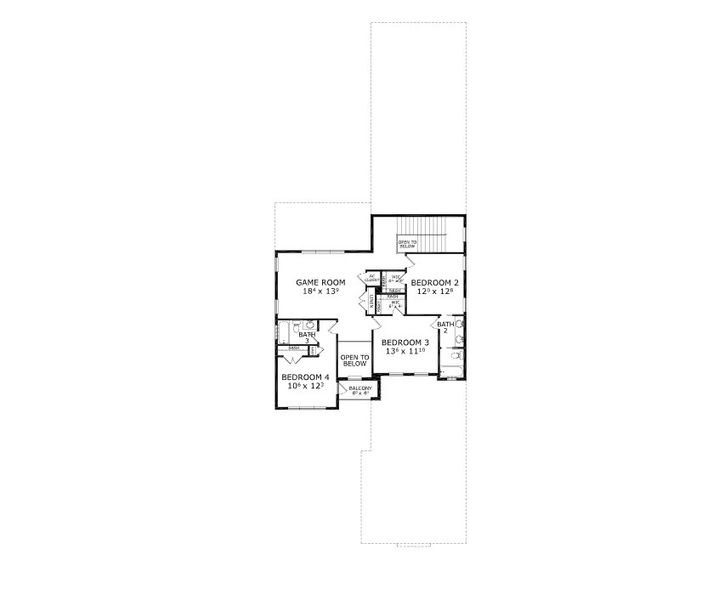 2D floor plan layout for the San Remo by ICI Homes in Oasis at Hammock Dunes, Palm Coast, FL (Image 4).