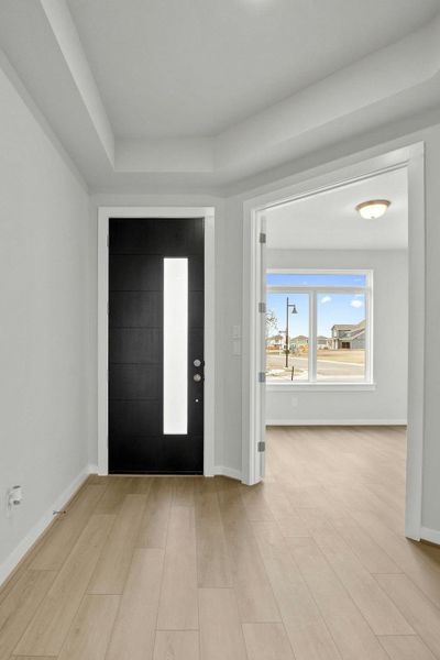 Spacious, unfurnished interior of a new home in Santa Rita Ranch, Liberty Hill (Image 12). Spacious, unfurnished interior of a new home in Santa Rita Ranch, Liberty Hill (Image 12).