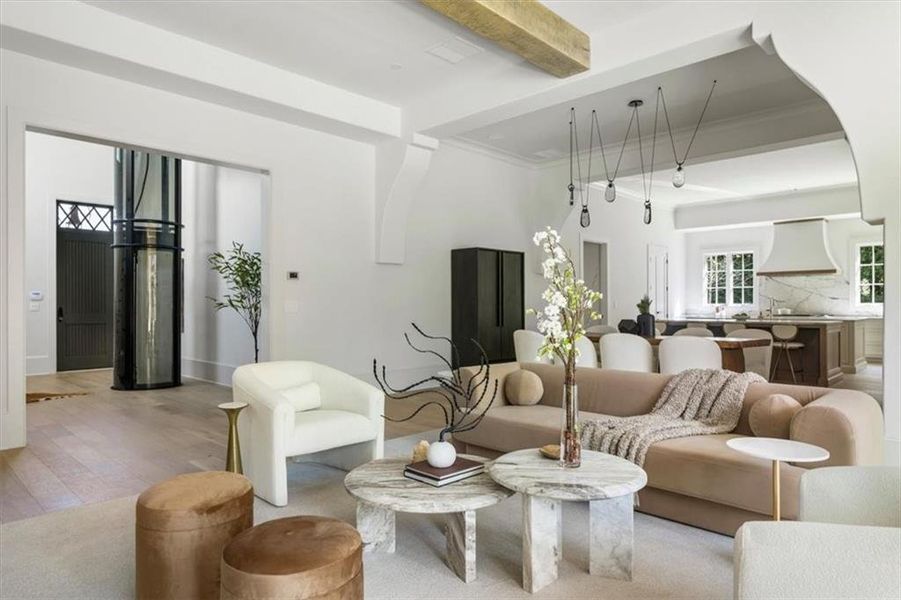 Furnished interior view inside a new home in , Alpharetta (Image 16).