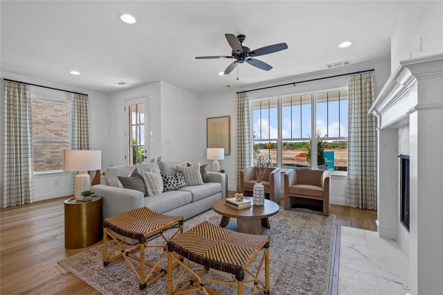 Furnished interior view inside a new home in Karis, Crowley (Image 25).