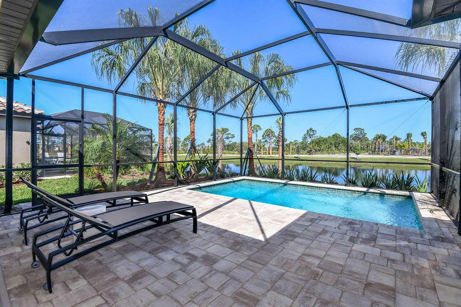 Representative exterior details of a home built from the White Star by Neal Communities in Vicenza, Venice (Image 22).