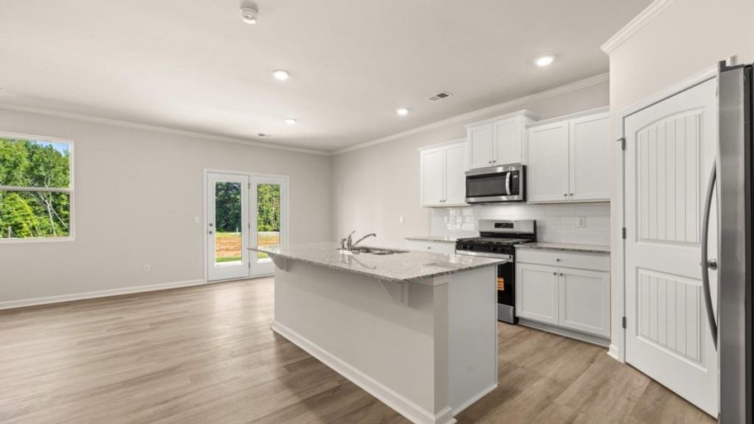 Furnished interior view inside a new home in Fairhaven, Lithia Springs (Image 3).