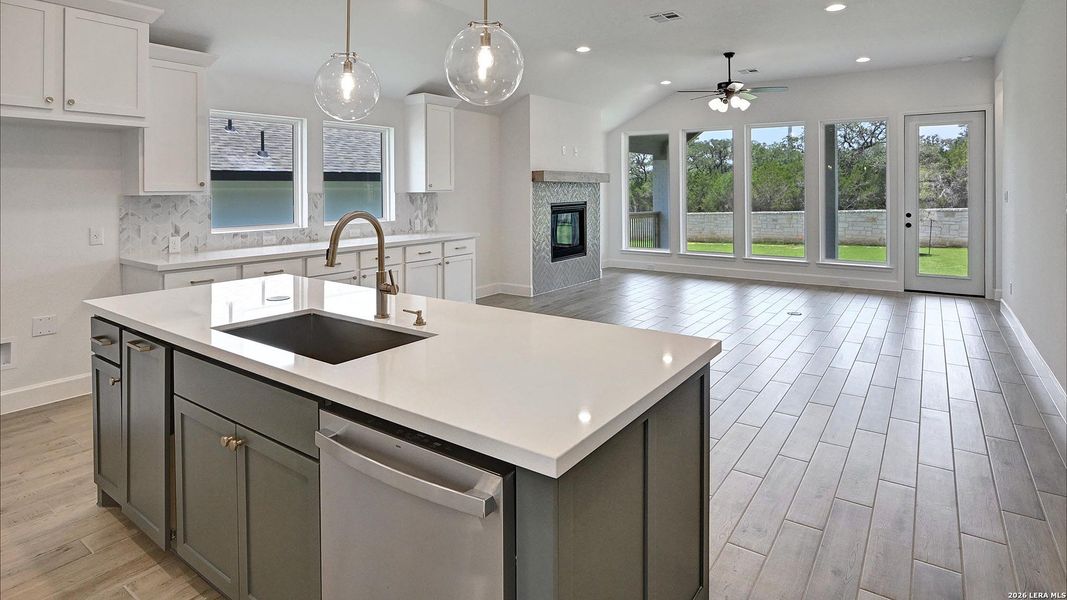 Furnished interior view inside a new home in Esperanza, Boerne (Image 12).