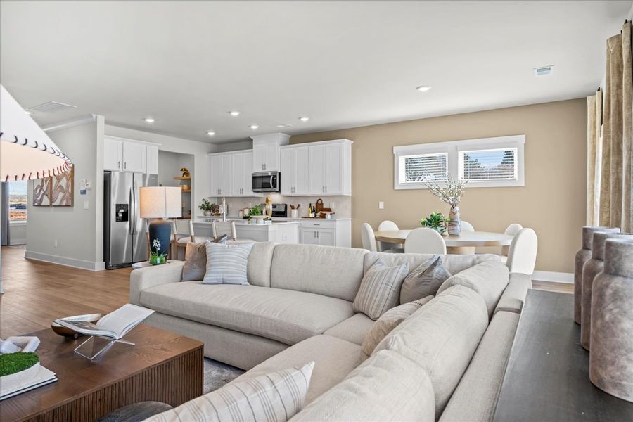 Furnished interior view inside a new home in Ashby Woods, Boiling Springs (Image 11).