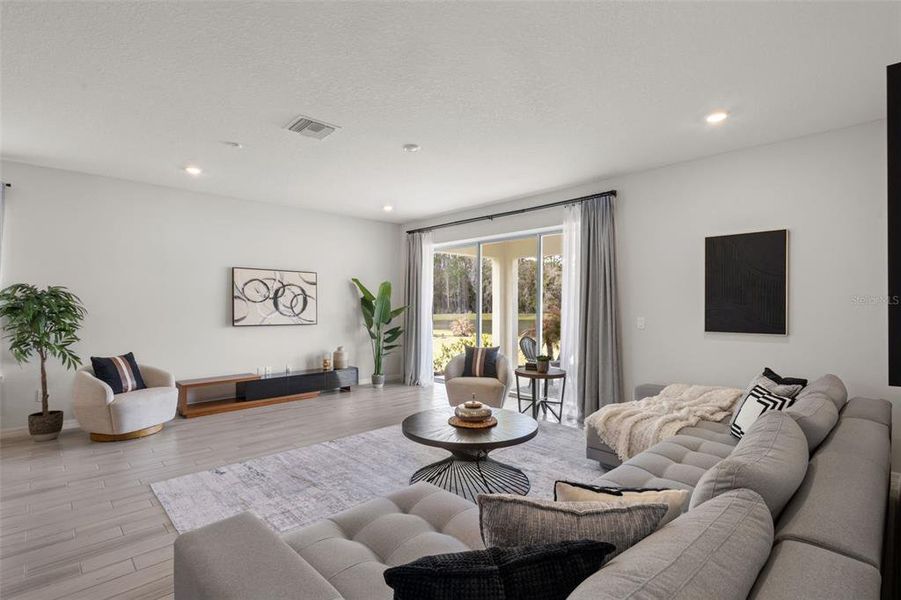 Furnished interior view inside a new home in River Landing, Wesley Chapel (Image 18).