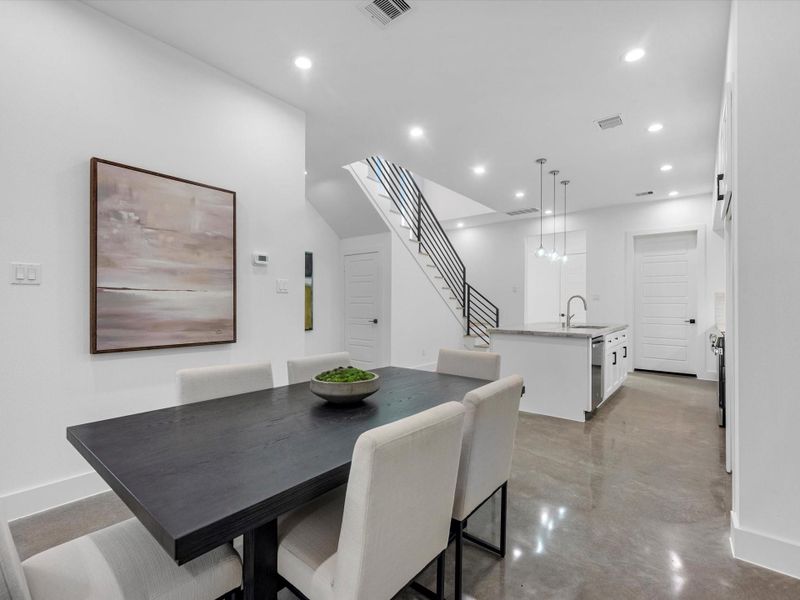 Furnished interior view inside a new home in , Houston (Image 16).