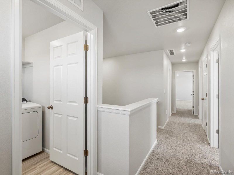 Furnished interior view inside a new home in Horizon Uptown: The Mountain Collection, Aurora (Image 9). Furnished interior view inside a new home in Horizon Uptown: The Mountain Collection, Aurora (Image 9).