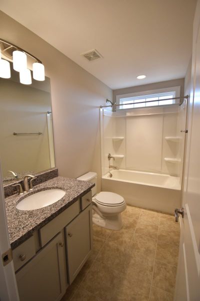 Representative furnished interior of a home built from the Lancaster by Keystone Homes NC in Preserve at Carriage Cove, Oak Ridge (Image 11).