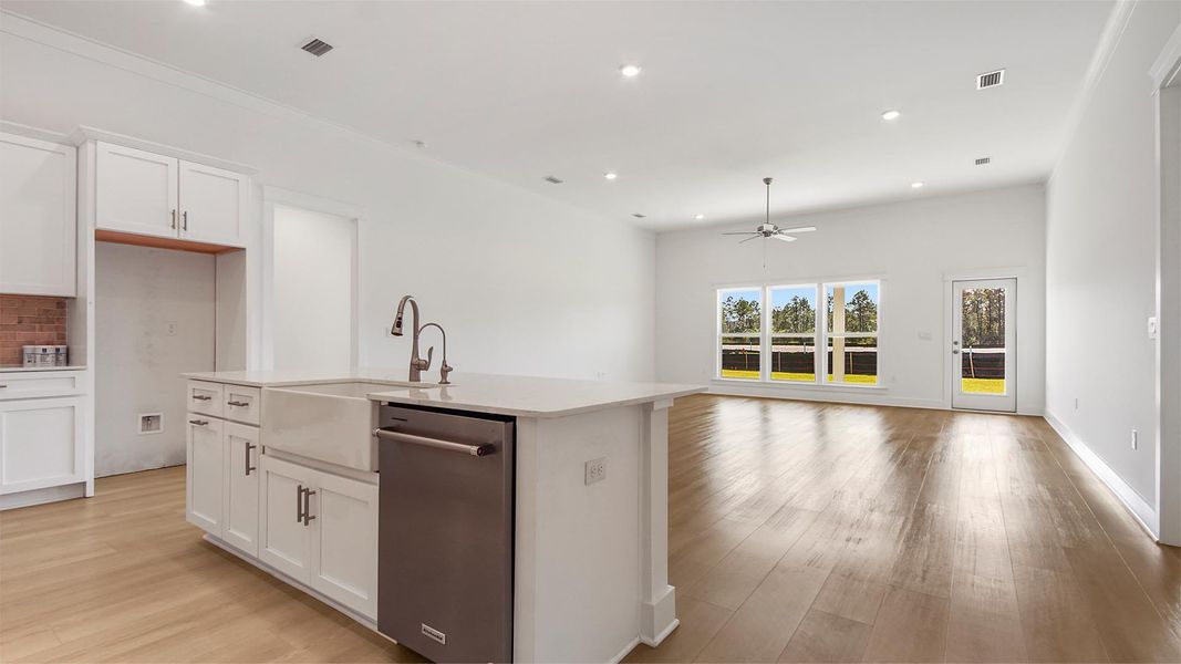 Representative furnished interior of a home built from the Pier by D.R. Horton in Breakfast Point East Phase II, Panama City Beach (Image 4).