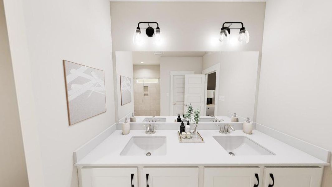Furnished interior view inside a new home in McConnell Ridge, McLeansville (Image 8).