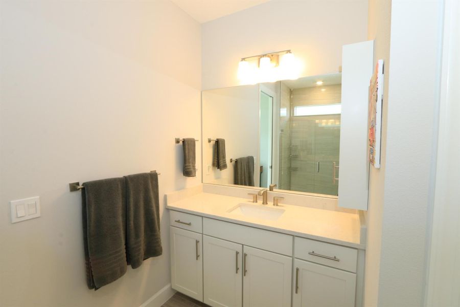 Furnished interior view inside a new home in Del Webb Tradition, Port St. Lucie (Image 18).