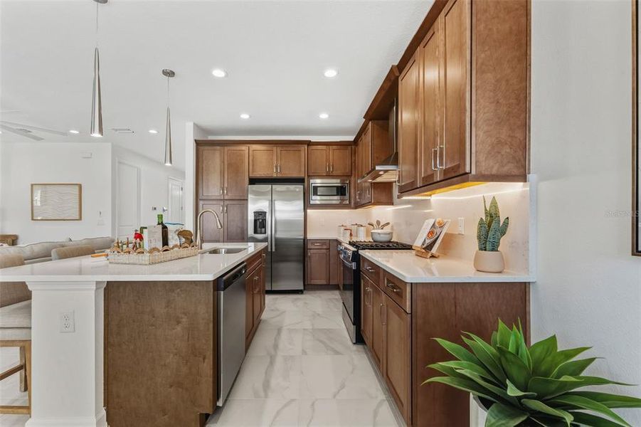 Furnished interior view inside a new home in Valencia Ridge, Wesley Chapel (Image 12).