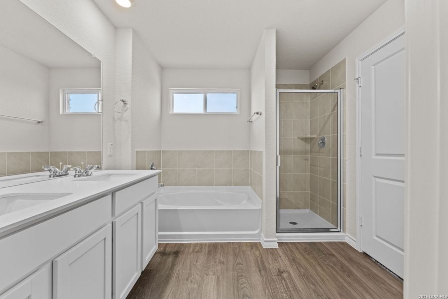 Furnished interior view inside a new home in Langdon, San Antonio (Image 7).