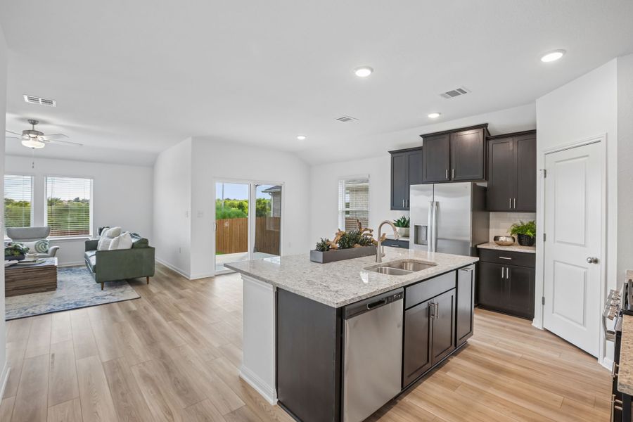Furnished interior view inside a new home in Lisso, Pflugerville (Image 9).