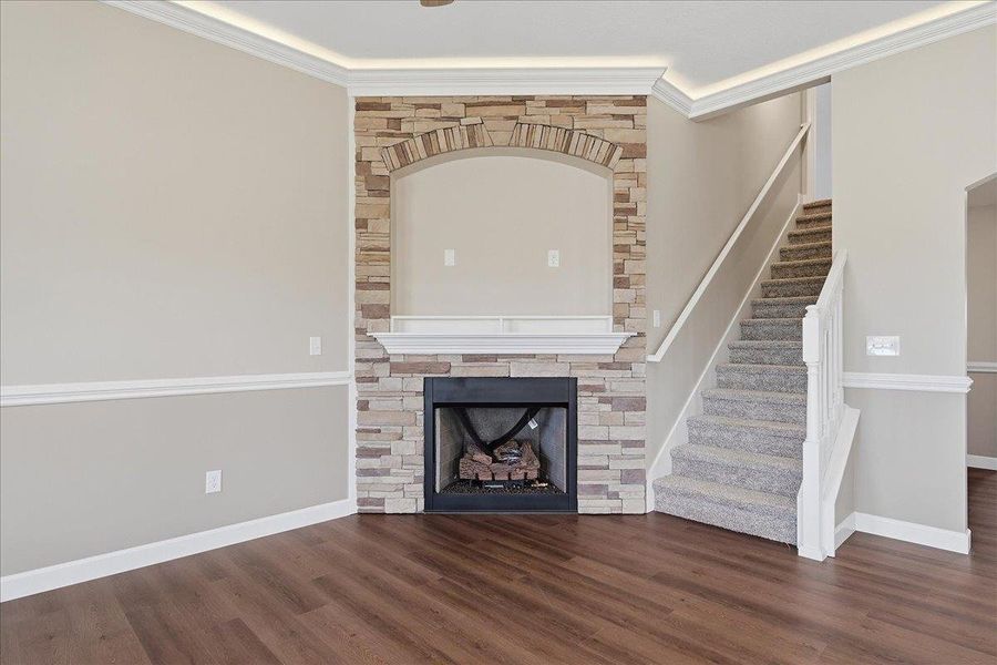 Furnished interior view inside a new home in Bent Tree, Gaffney (Image 14).