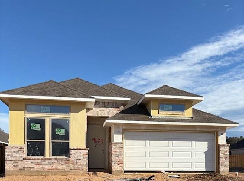 In-progress construction of a new home in The Highlands 45', Porter, TX (Image 12). In-progress construction of a new home in The Highlands 45', Porter, TX (Image 12).