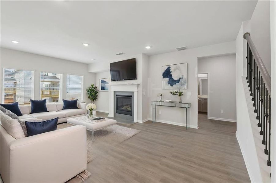 Furnished interior view inside a new home in Martin Springs - Estate Series, Lawrenceville (Image 6).