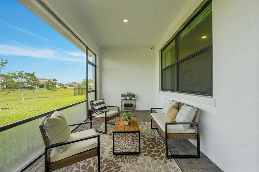 Furnished interior view inside a new home in , Loxahatchee (Image 17).