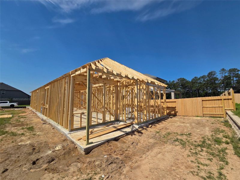 In-progress construction of a new home in Emory Glen, Magnolia, TX (Image 4).
