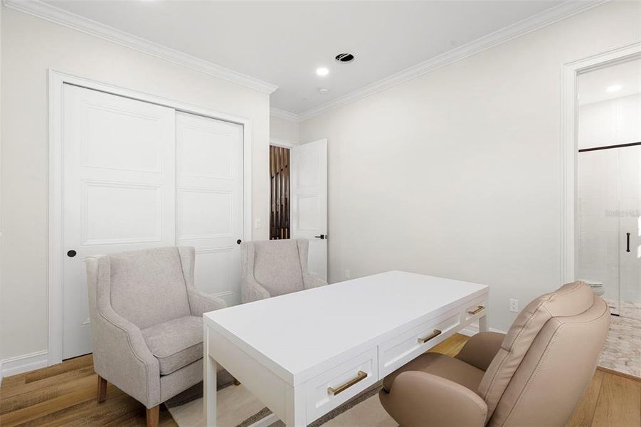 Furnished interior view inside a new home in , St. Petersburg (Image 7).