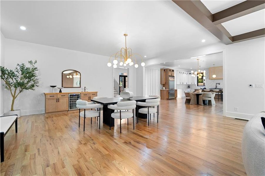 Furnished interior view inside a new home in , Atlanta (Image 59).