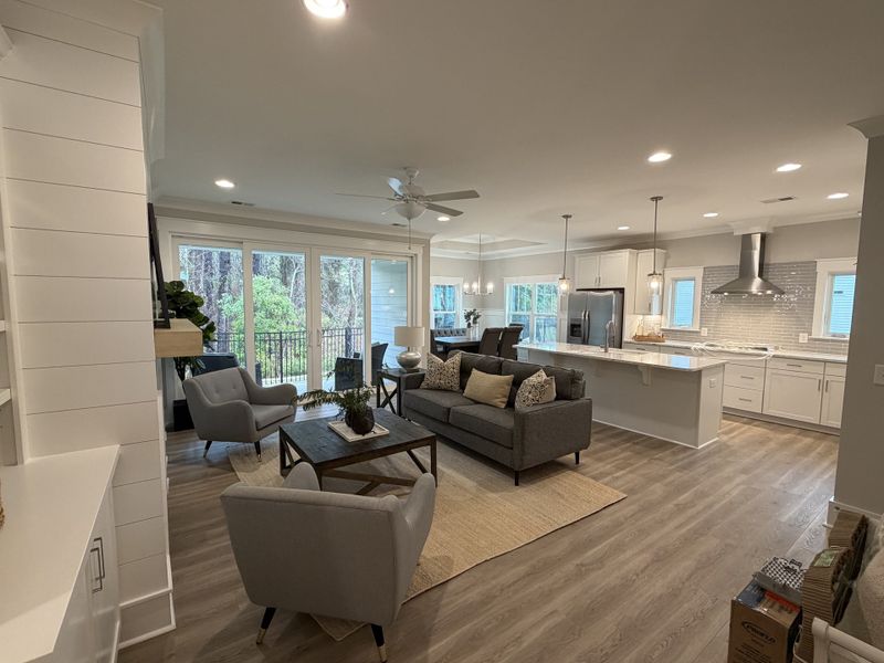 Furnished interior view inside a new home in The Sanctuary at Sunset Beach, Sunset Beach (Image 9).