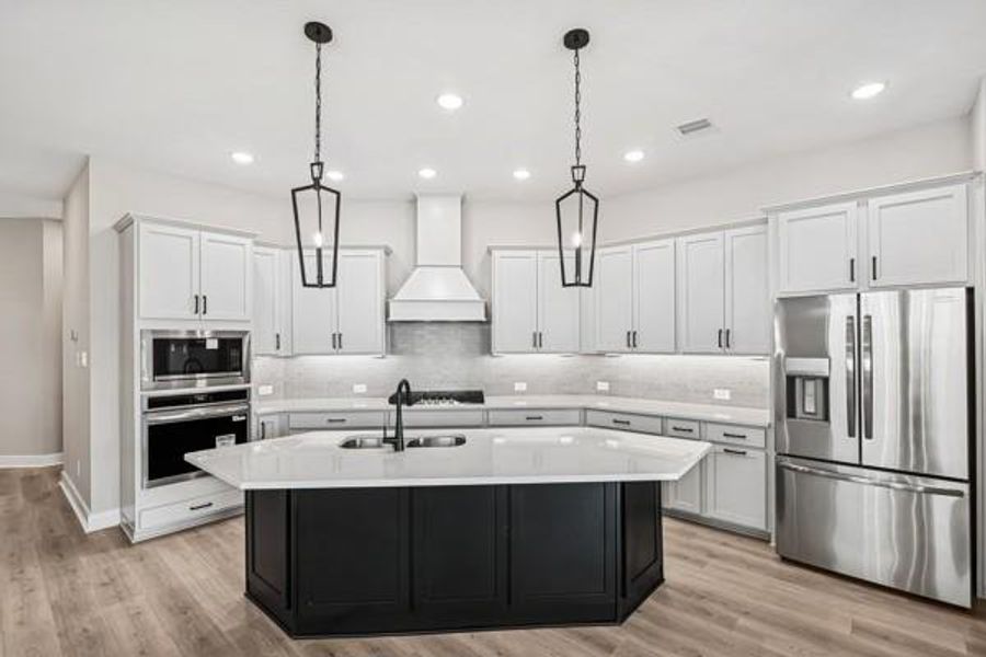 Furnished interior view inside a new home in The Highlands - Grove Collection, Porter (Image 6). Furnished interior view inside a new home in The Highlands - Grove Collection, Porter (Image 6).