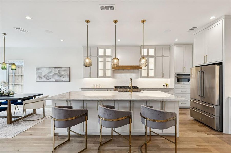 Furnished interior view inside a new home in , Dallas (Image 19).