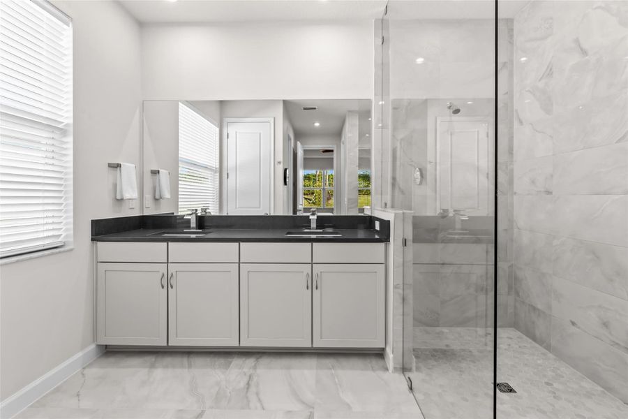 Furnished interior view inside a new home in , Port St. Lucie (Image 13).