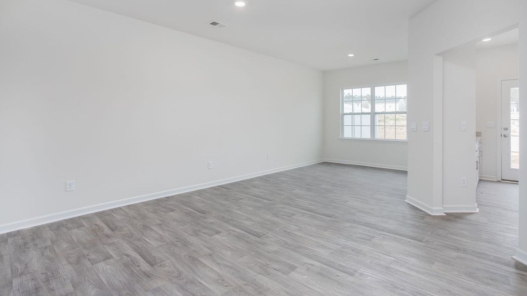 Spacious, unfurnished interior of a new home in The Gables at Edinborough Townes, Gibsonville (Image 10).