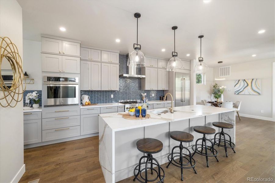 Furnished interior view inside a new home in , Denver (Image 37).