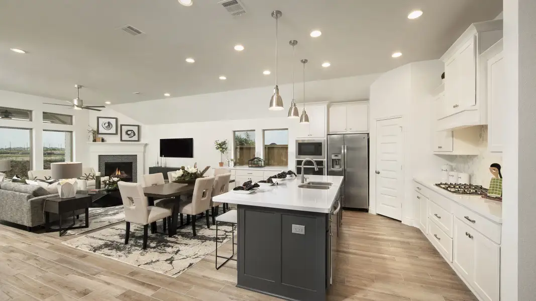 Furnished interior view inside a new home in Sweetgrass, Haslet (Image 50).