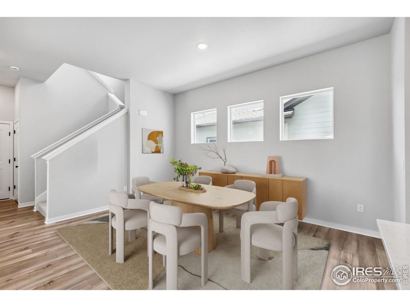 Furnished interior view inside a new home in Kinston Cottage, Loveland (Image 9).