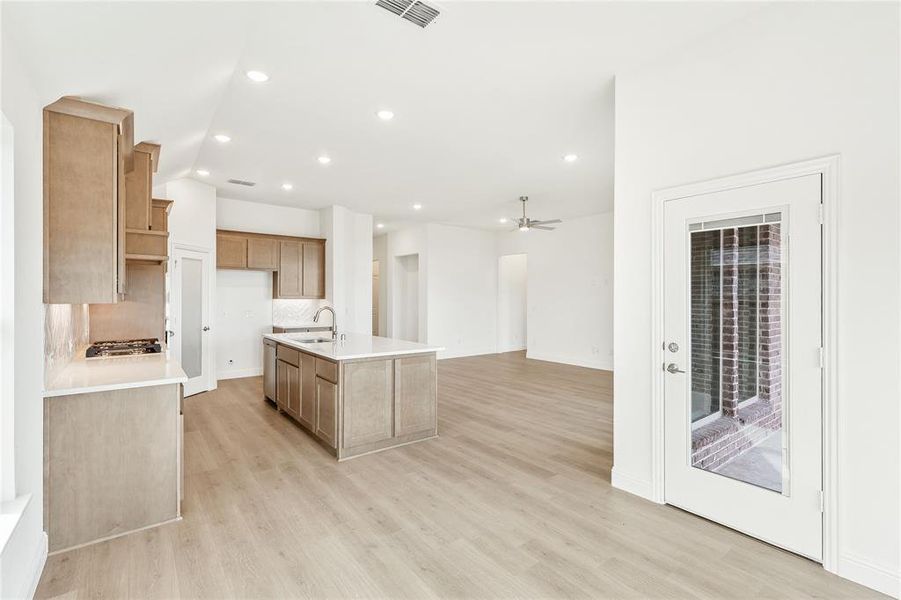 Furnished interior view inside a new home in Stone River Glen, Royse City (Image 18).