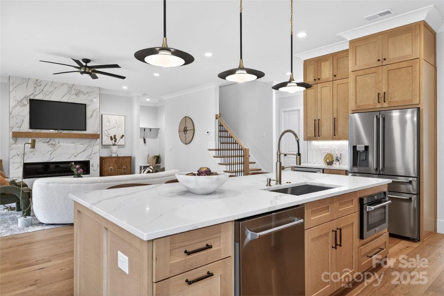 Furnished interior view inside a new home in , Indian Trail (Image 12).