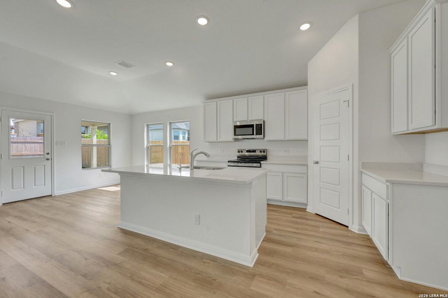Furnished interior view inside a new home in Greenspoint Heights, Seguin (Image 8). Furnished interior view inside a new home in Greenspoint Heights, Seguin (Image 8).