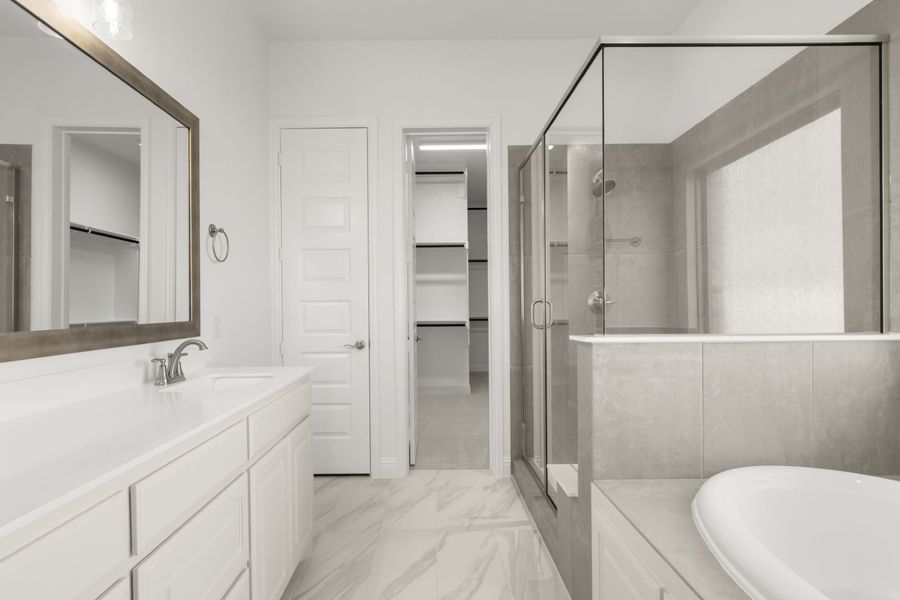 Representative furnished interior of a home built from the Del Rio by Windsor Homes in Anna Town Square, Anna (Image 10).