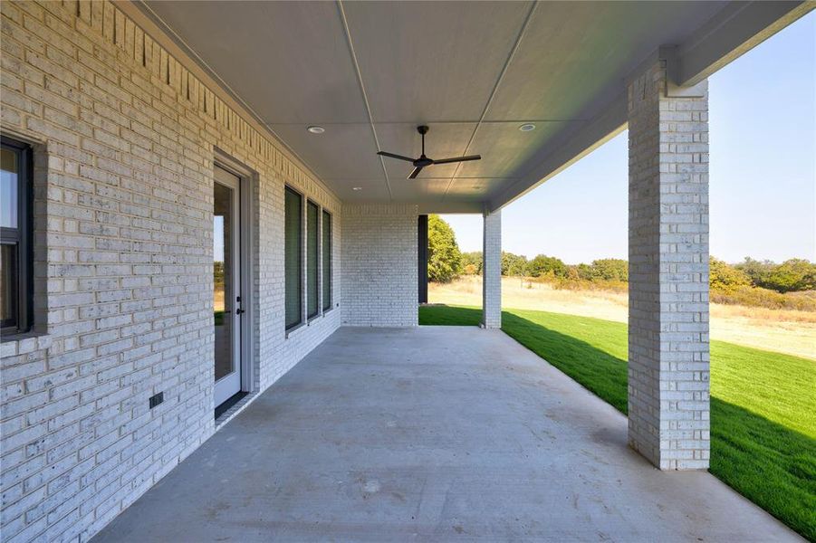 View of patio