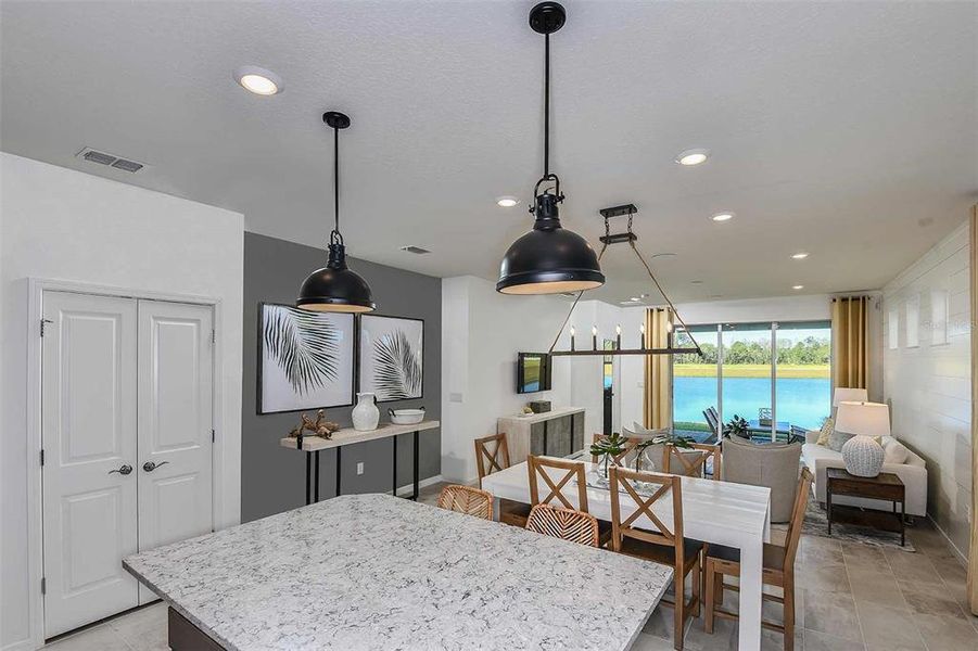 Furnished interior view inside a new home in Del Webb Sunbridge, St. Cloud (Image 5).