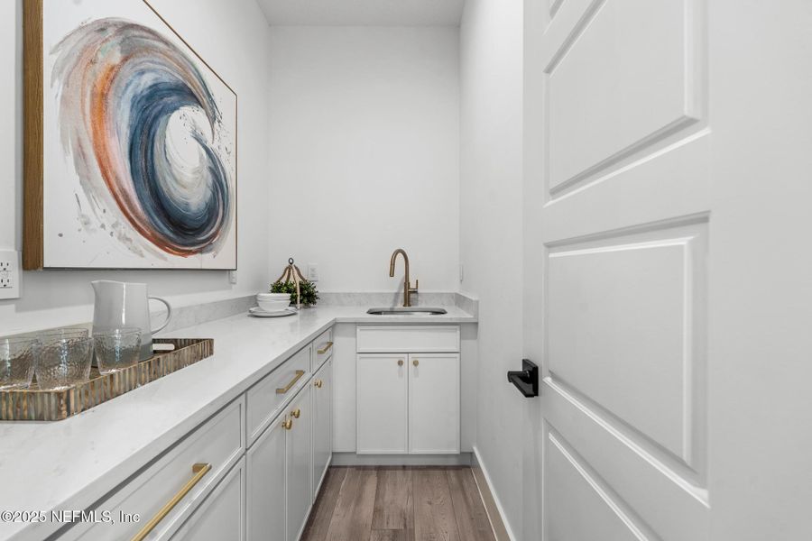 Furnished interior view inside a new home in , Jacksonville Beach (Image 9). Furnished interior view inside a new home in , Jacksonville Beach (Image 9).