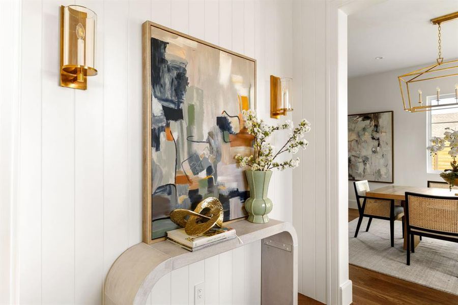 Furnished interior view inside a new home in , Dallas (Image 7). Furnished interior view inside a new home in , Dallas (Image 7).