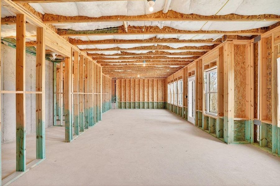 In-progress construction of a new home in The Manor at Gainesville Township, Gainesville, GA (Image 31).