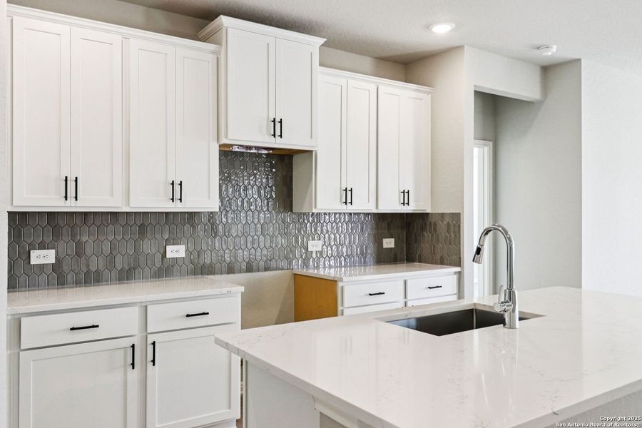 Furnished interior view inside a new home in Arcadia Ridge - Premier Series, San Antonio (Image 11). Furnished interior view inside a new home in Arcadia Ridge - Premier Series, San Antonio (Image 11).