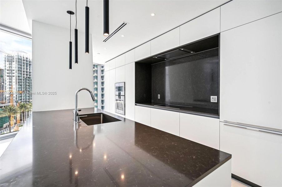 Furnished interior view inside a new home in Aston Martin Residences, Miami (Image 6).