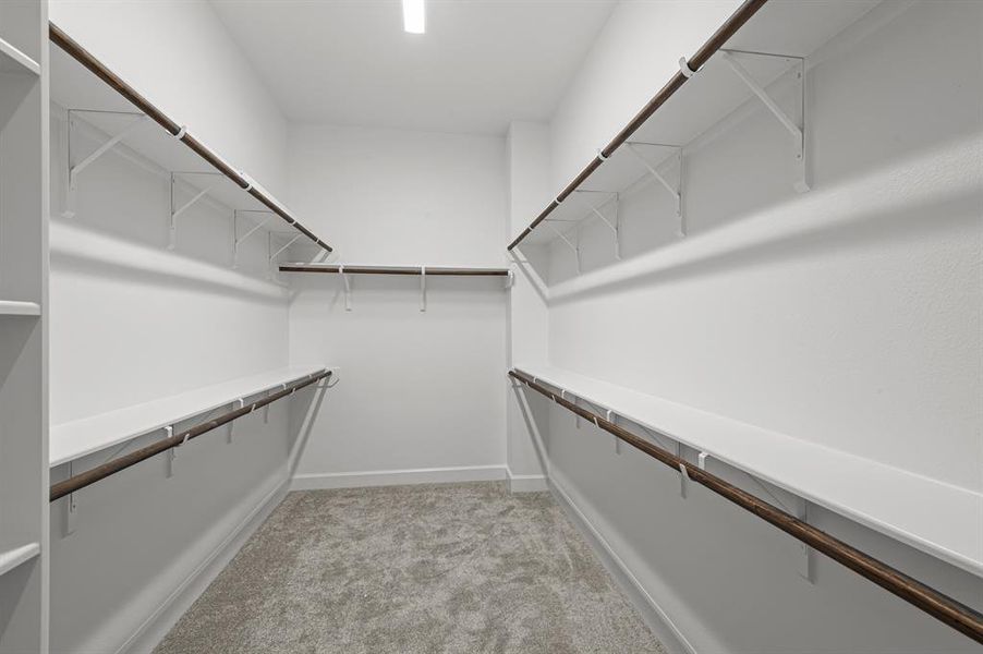 EXAMPLE PHOTO: Ten ft ceilings at this large walk in closet